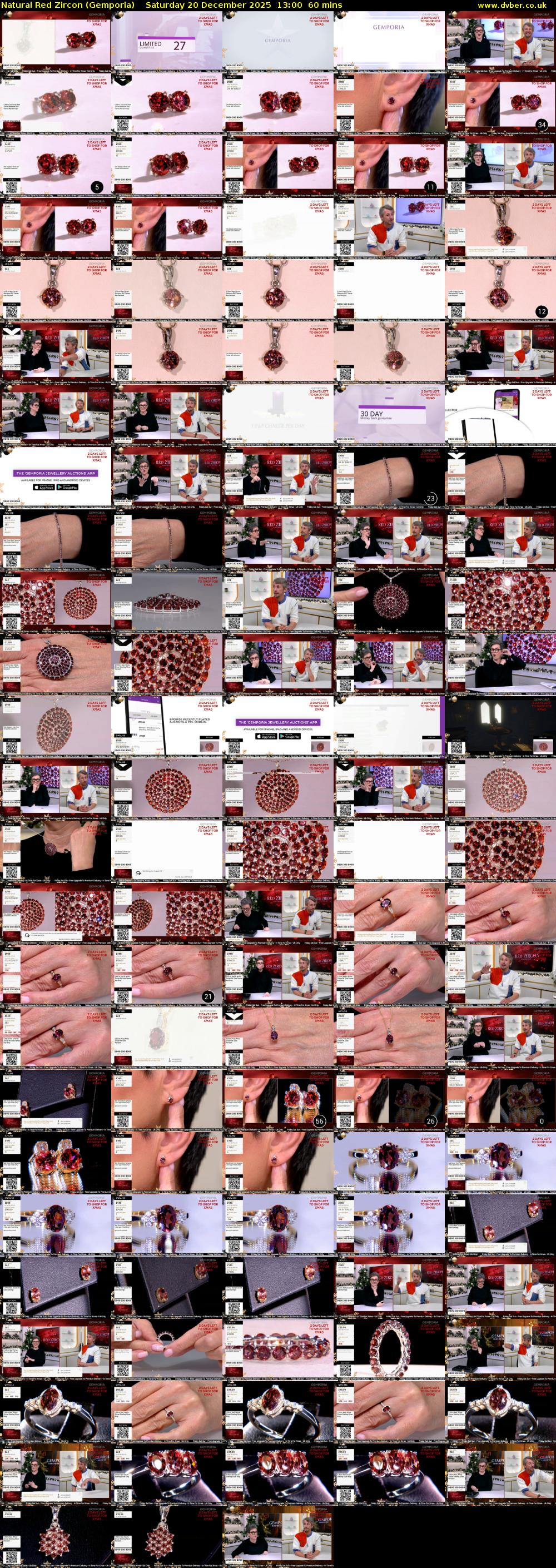 Natural Red Zircon (Gemporia) Saturday 20 December 2025 13:00 - 14:00