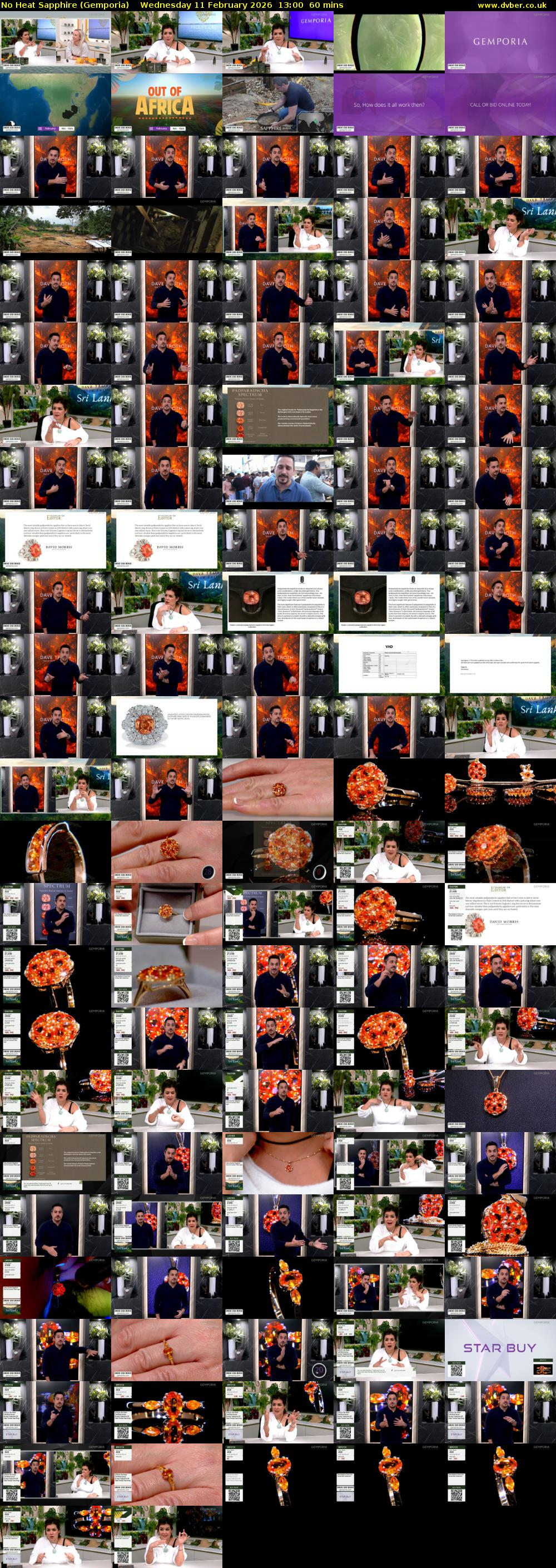 No Heat Sapphire (Gemporia) Wednesday 11 February 2026 13:00 - 14:00