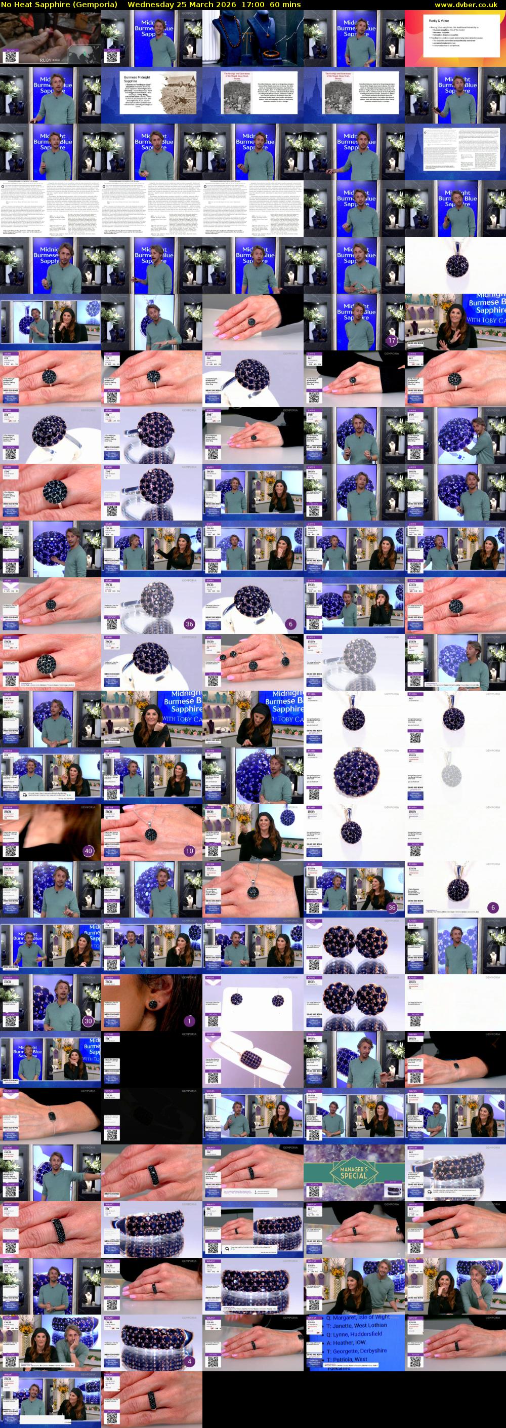 No Heat Sapphire (Gemporia) Wednesday 25 March 2026 17:00 - 18:00