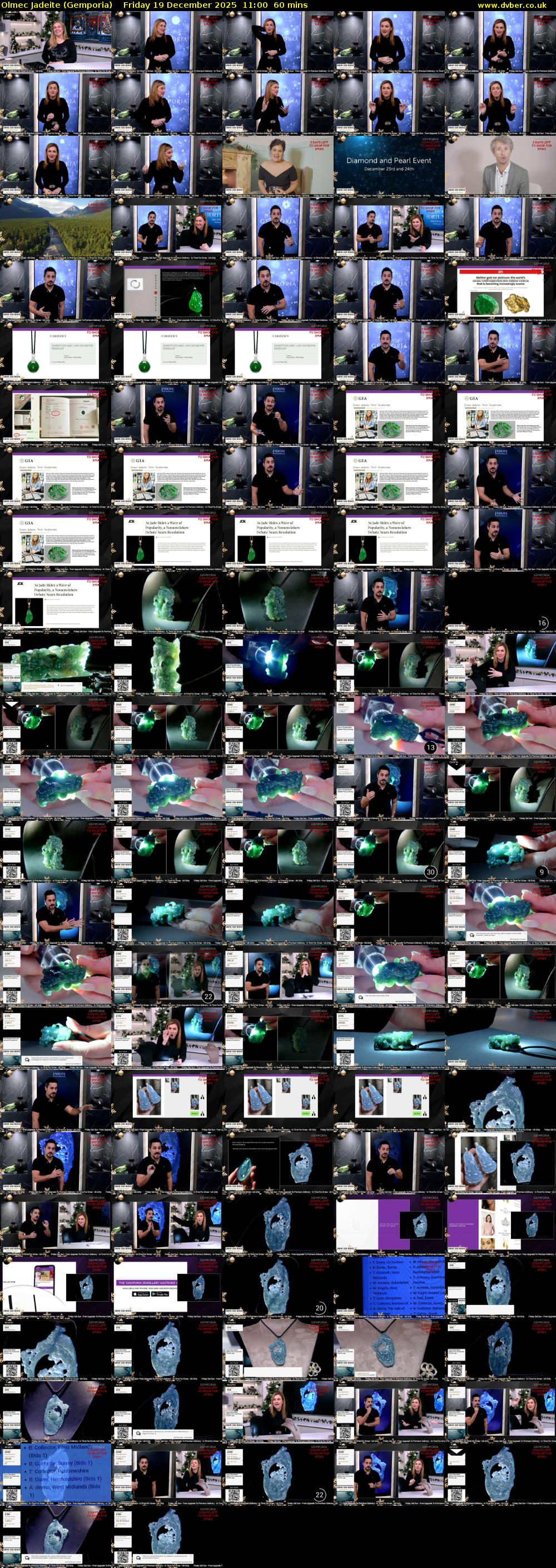 Olmec Jadeite (Gemporia) Friday 19 December 2025 11:00 - 12:00