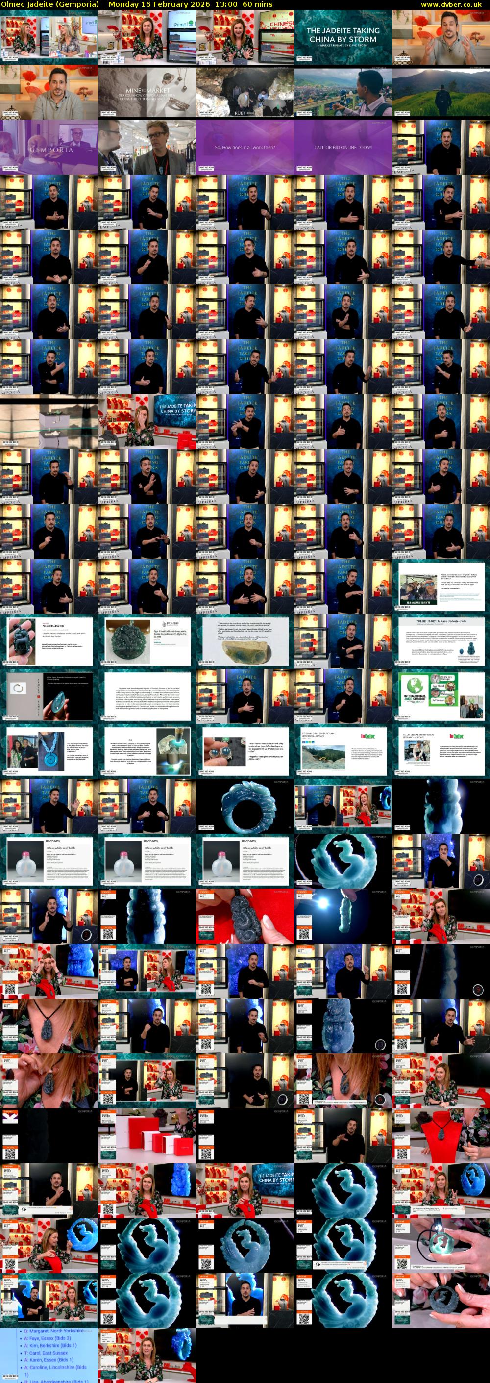 Olmec Jadeite (Gemporia) Monday 16 February 2026 13:00 - 14:00