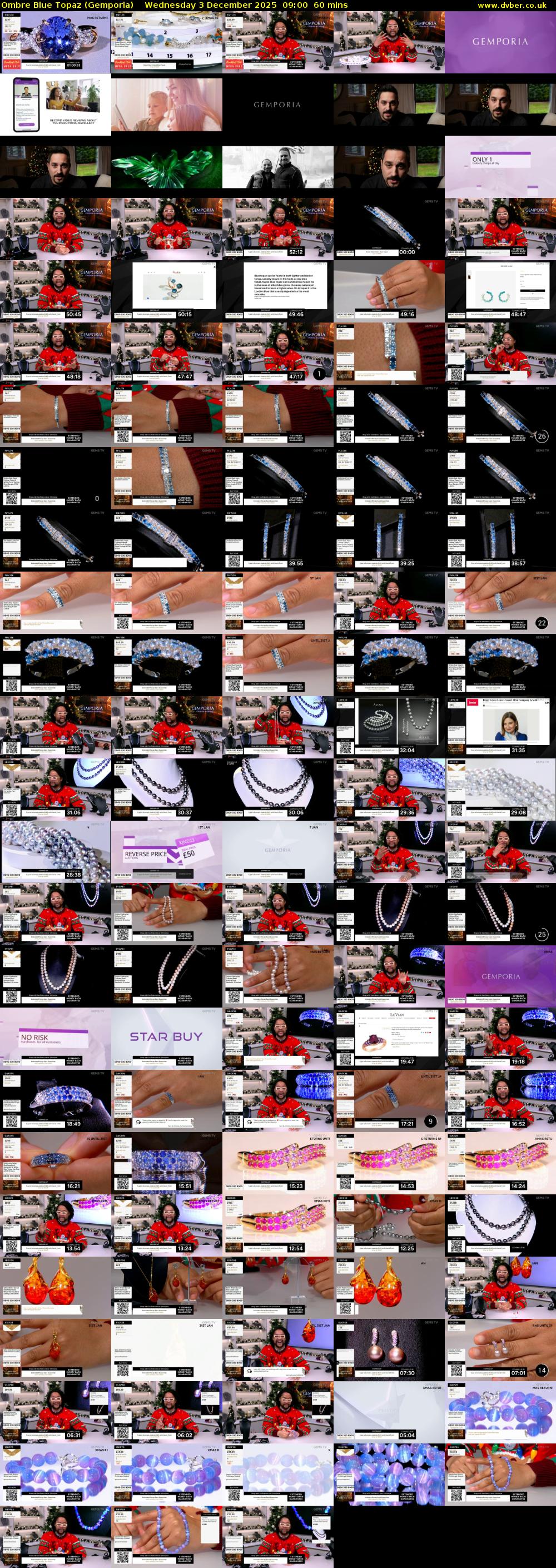 Ombre Blue Topaz (Gemporia) Wednesday 3 December 2025 09:00 - 10:00