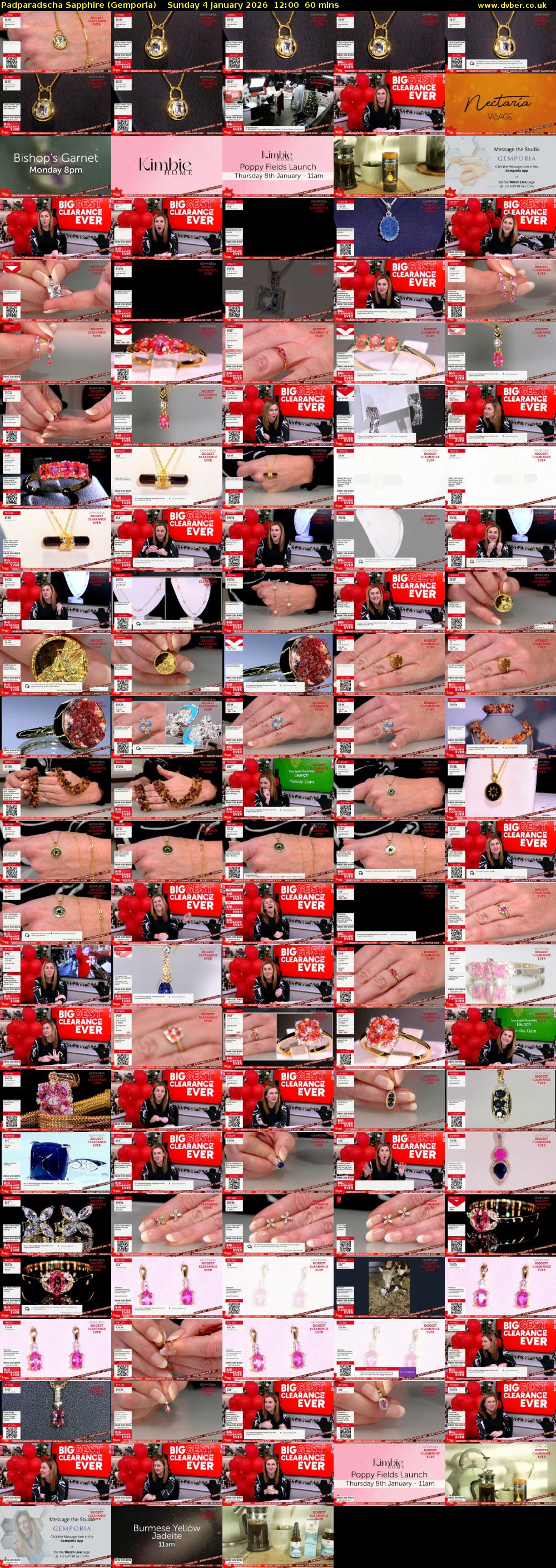 Padparadscha Sapphire (Gemporia) Sunday 4 January 2026 12:00 - 13:00