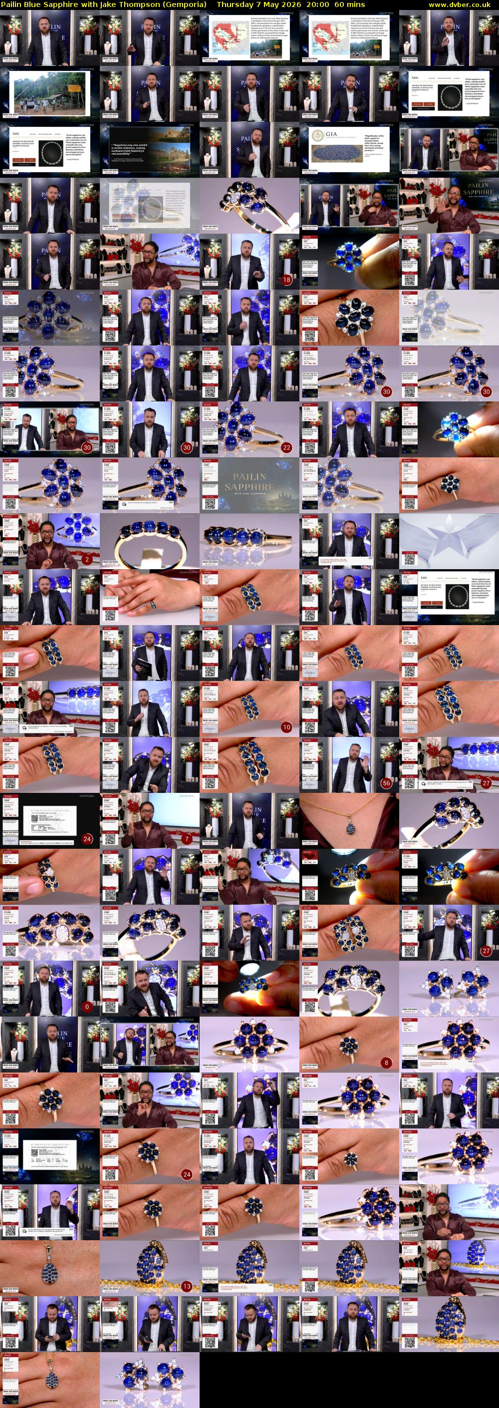 Pailin Blue Sapphire with Jake Thompson (Gemporia) Thursday 7 May 2026 20:00 - 21:00