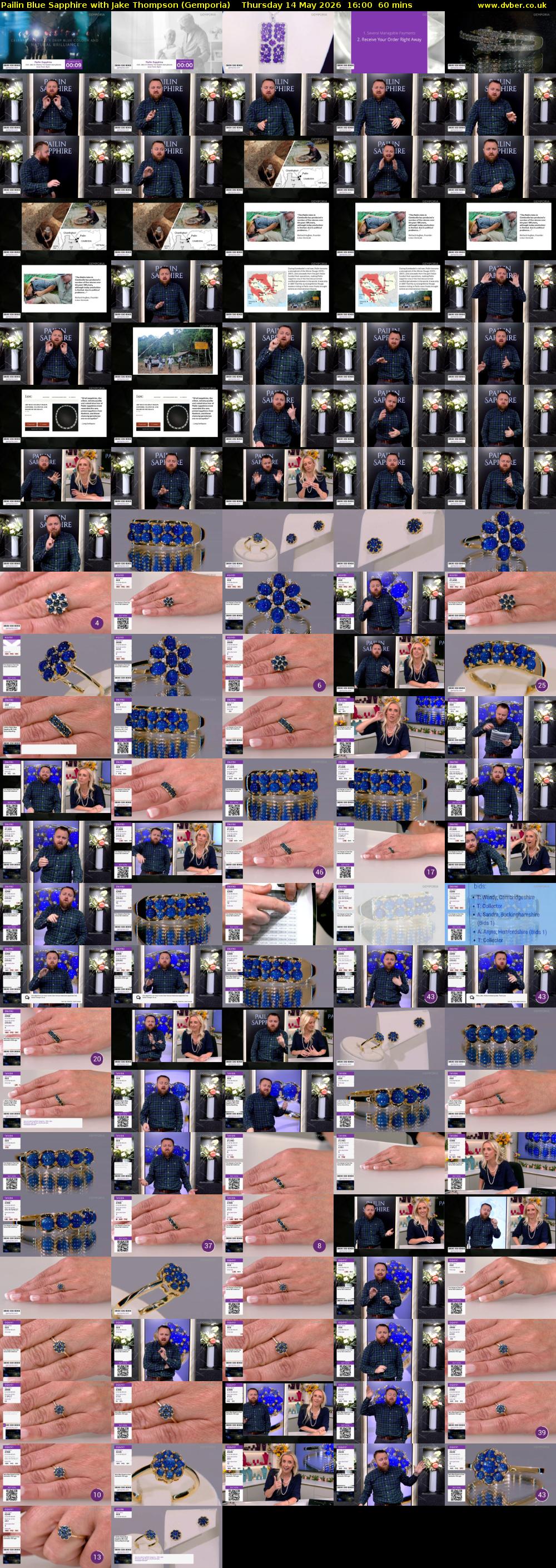 Pailin Blue Sapphire with Jake Thompson (Gemporia) Thursday 14 May 2026 16:00 - 17:00