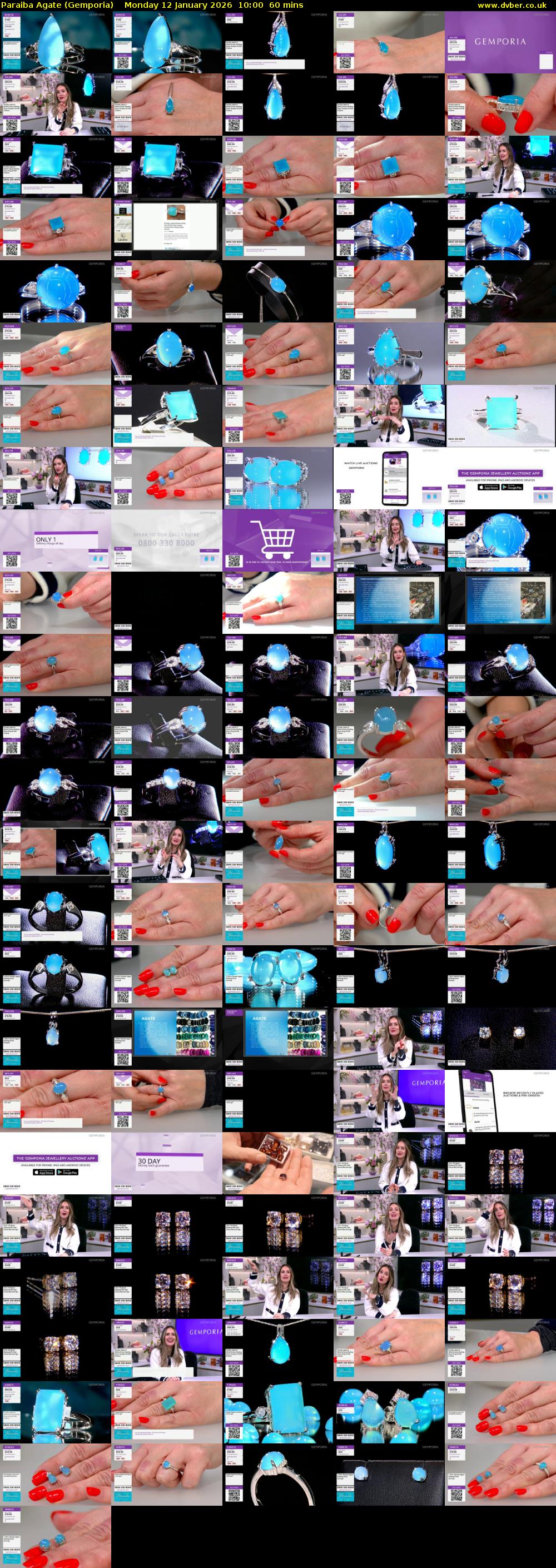 Paraiba Agate (Gemporia) Monday 12 January 2026 10:00 - 11:00