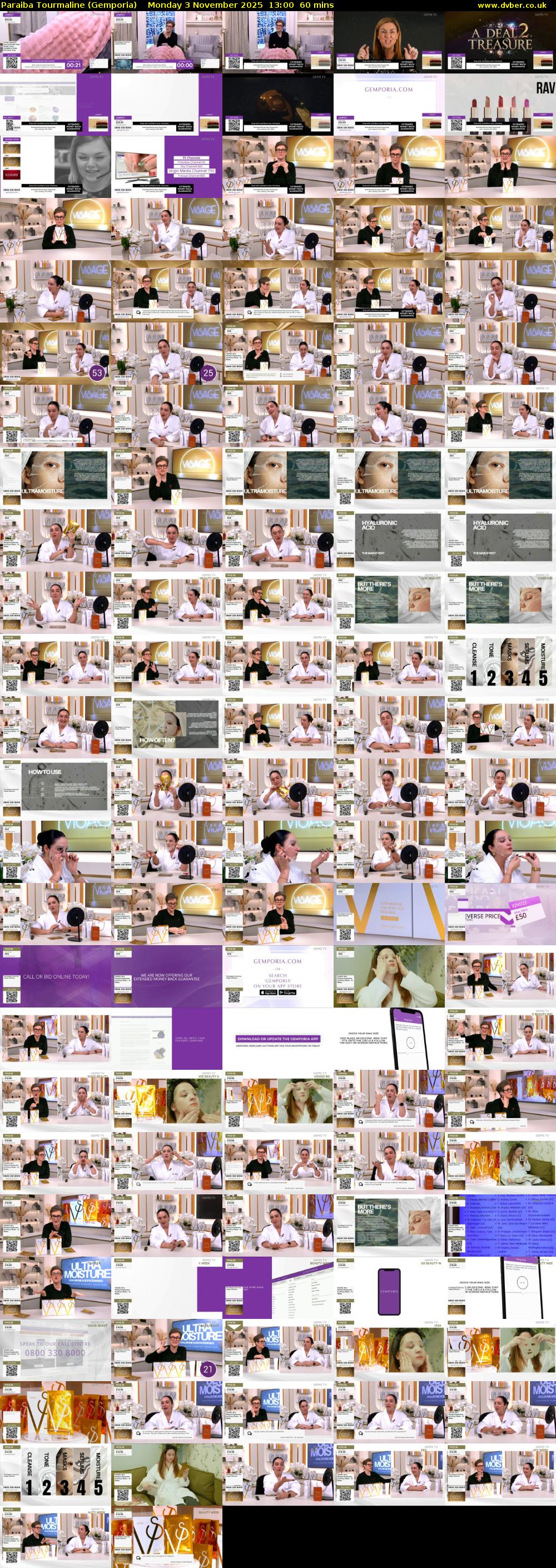 Paraiba Tourmaline (Gemporia) Monday 3 November 2025 13:00 - 14:00