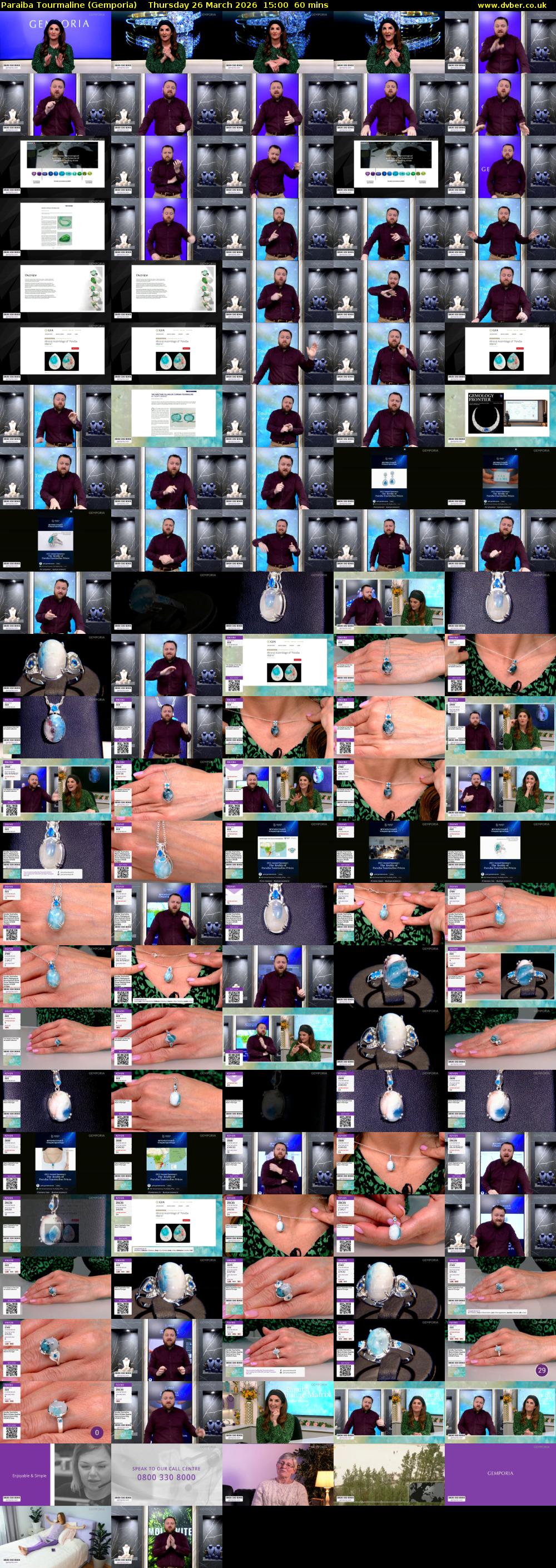 Paraiba Tourmaline (Gemporia) Thursday 26 March 2026 15:00 - 16:00