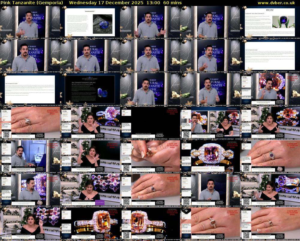 Pink Tanzanite (Gemporia) Wednesday 17 December 2025 13:00 - 14:00