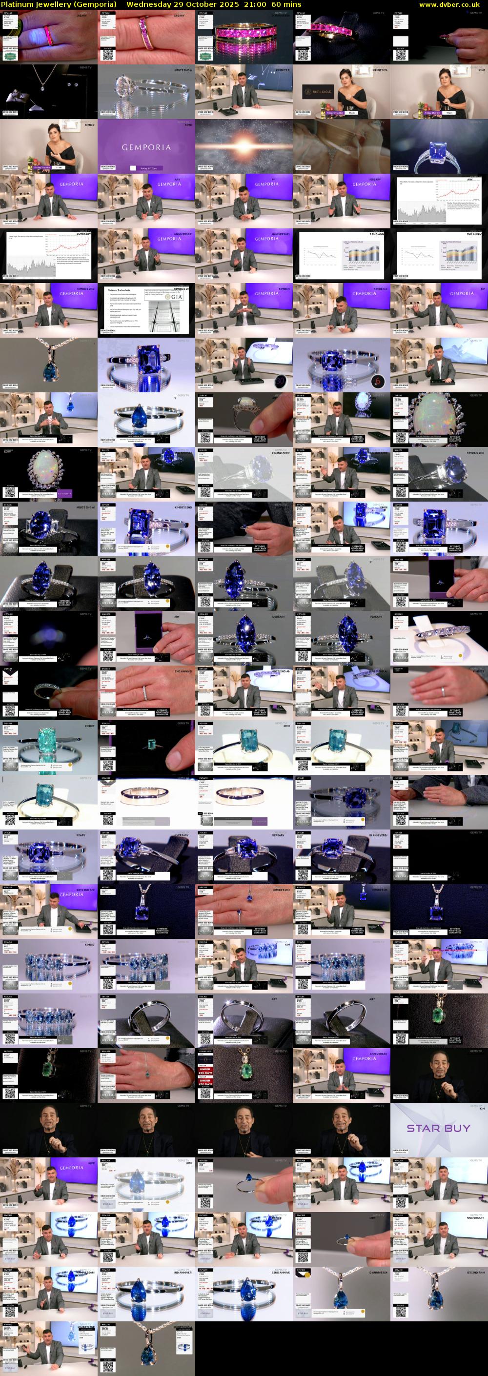 Platinum Jewellery (Gemporia) Wednesday 29 October 2025 21:00 - 22:00