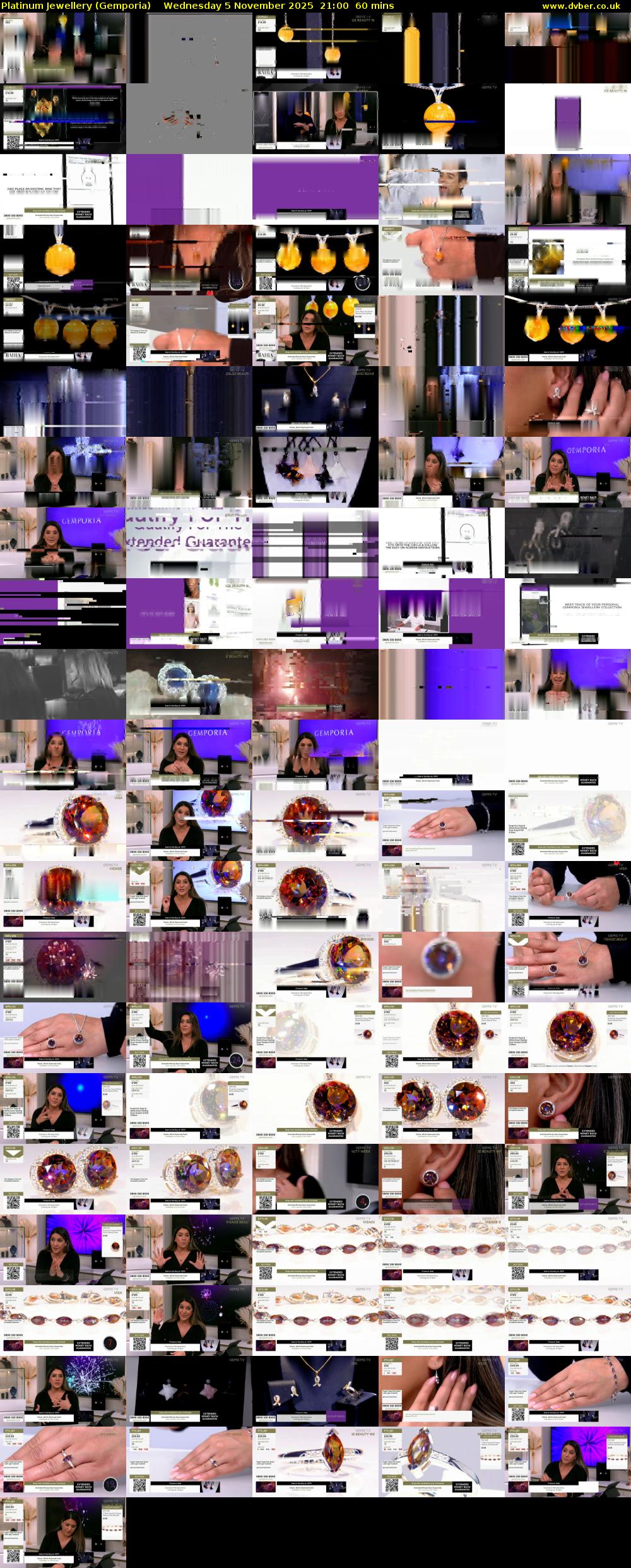 Platinum Jewellery (Gemporia) Wednesday 5 November 2025 21:00 - 22:00