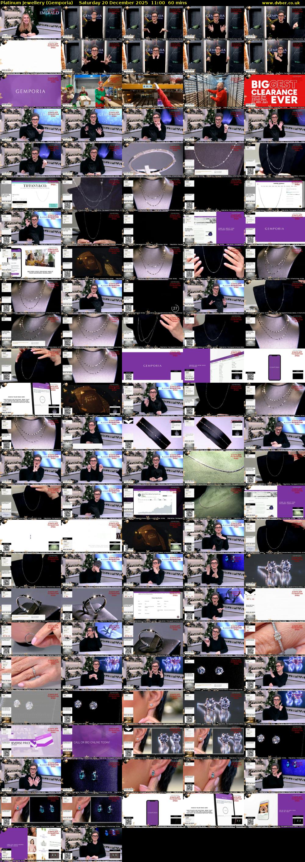 Platinum Jewellery (Gemporia) Saturday 20 December 2025 11:00 - 12:00