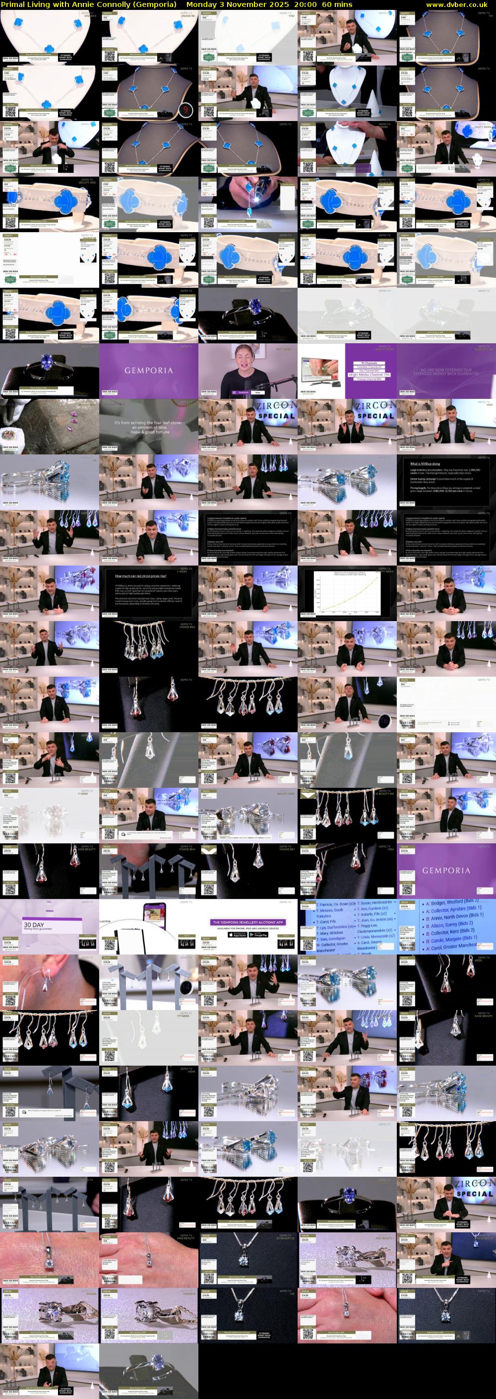 Primal Living with Annie Connolly (Gemporia) Monday 3 November 2025 20:00 - 21:00