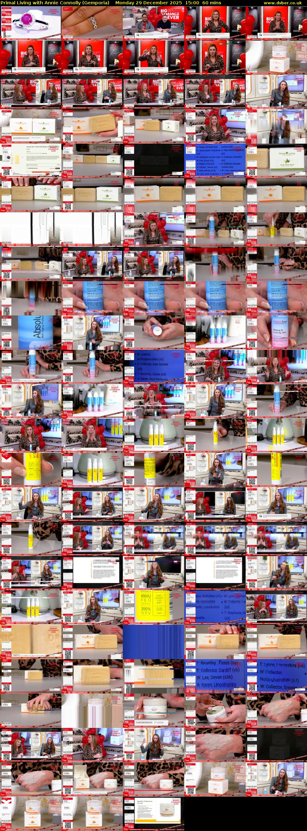 Primal Living with Annie Connolly (Gemporia) Monday 29 December 2025 15:00 - 16:00