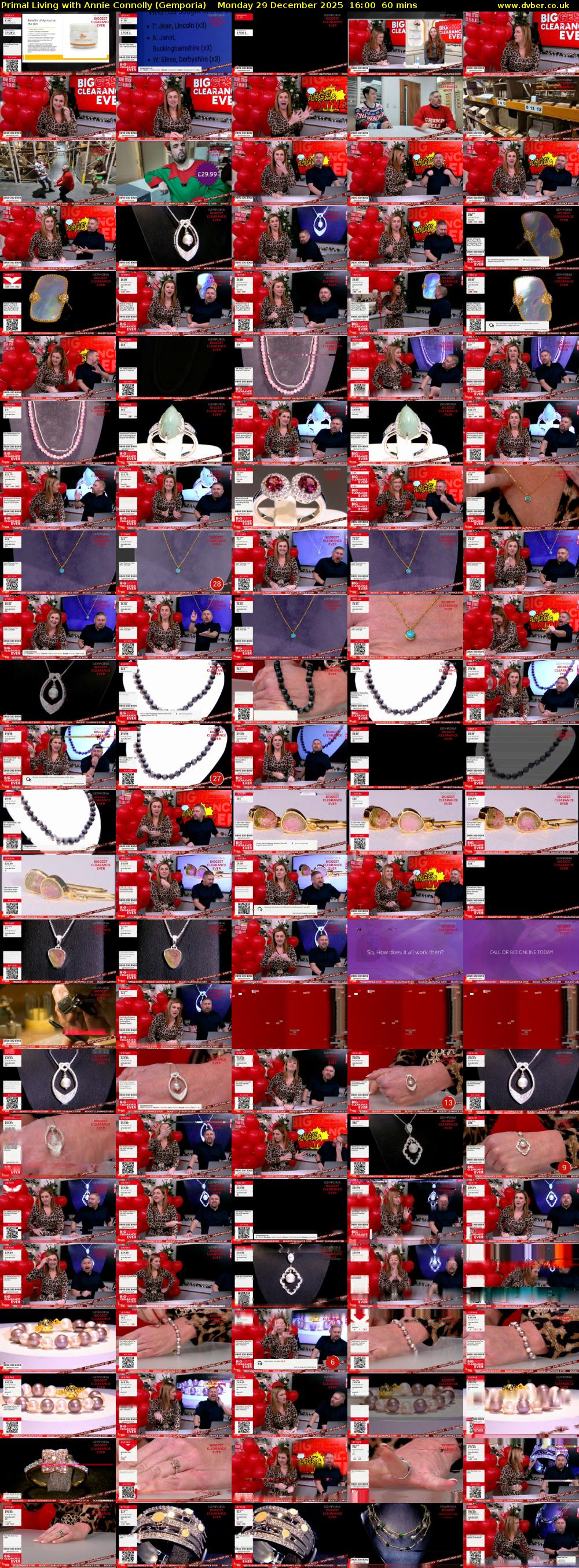 Primal Living with Annie Connolly (Gemporia) Monday 29 December 2025 16:00 - 17:00