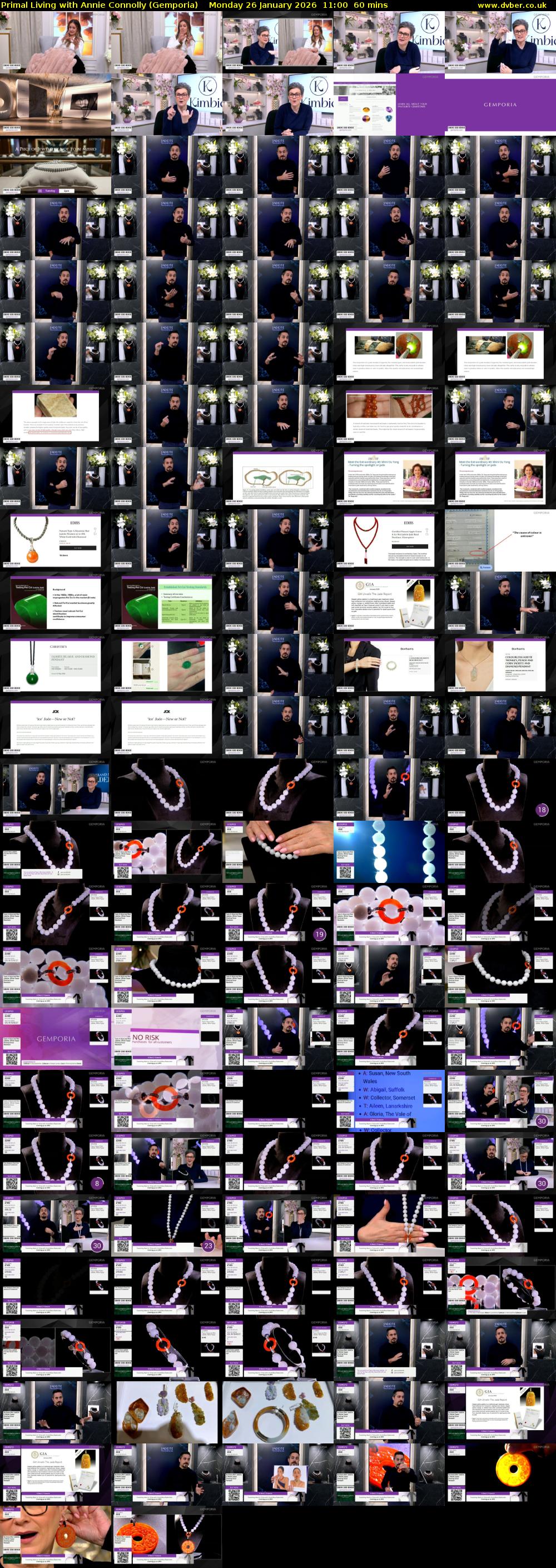 Primal Living with Annie Connolly (Gemporia) Monday 26 January 2026 11:00 - 12:00