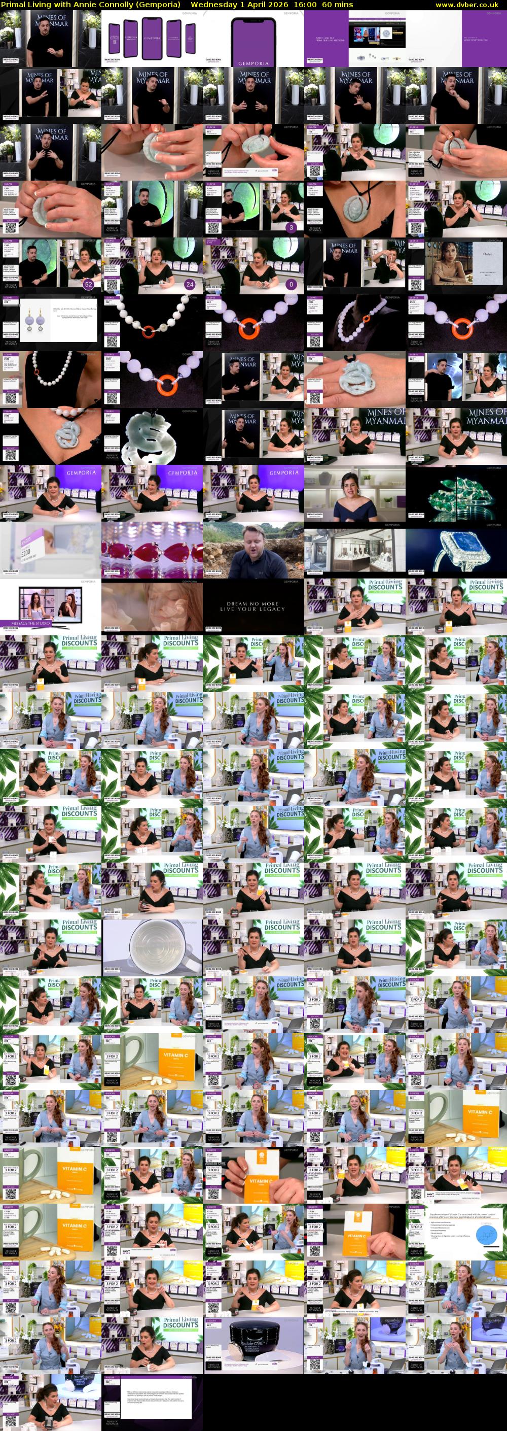 Primal Living with Annie Connolly (Gemporia) Wednesday 1 April 2026 16:00 - 17:00