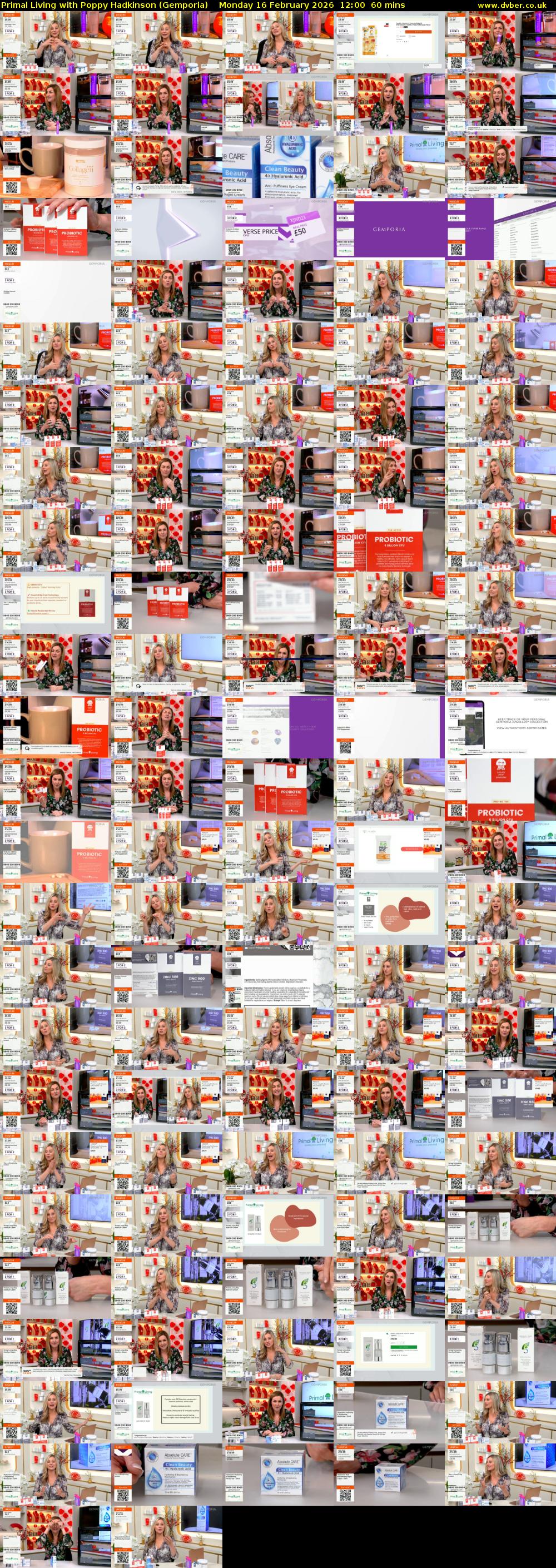 Primal Living with Poppy Hadkinson (Gemporia) Monday 16 February 2026 12:00 - 13:00