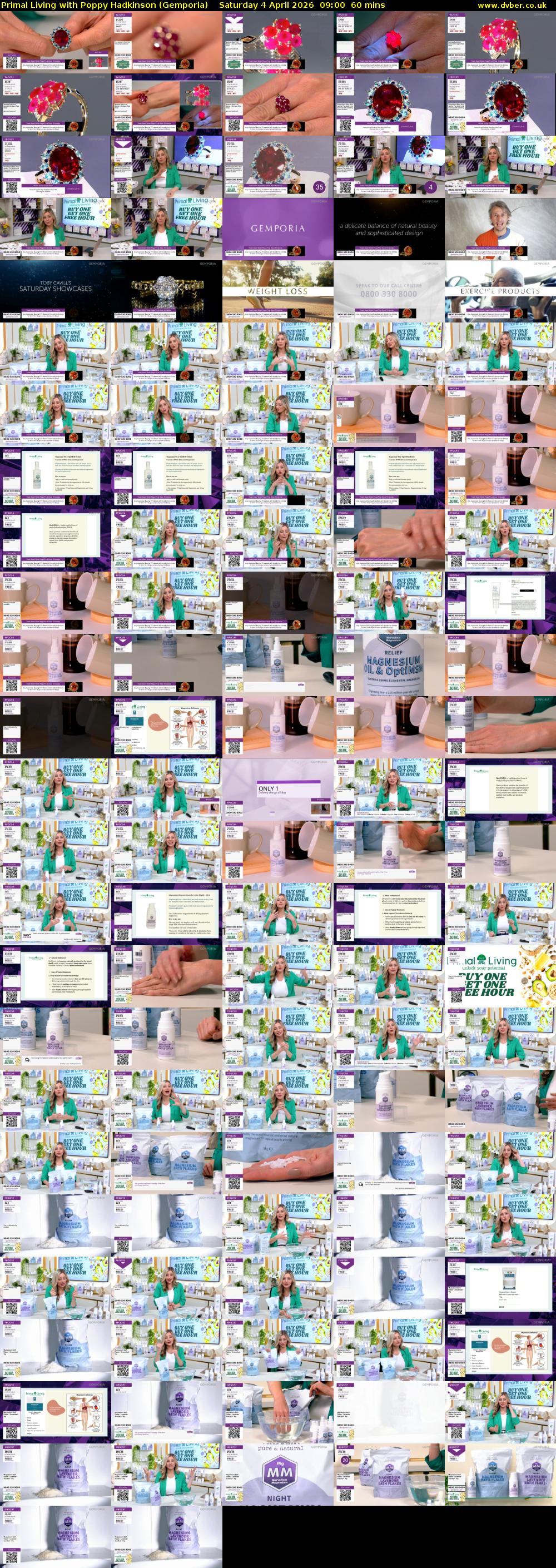 Primal Living with Poppy Hadkinson (Gemporia) Saturday 4 April 2026 09:00 - 10:00