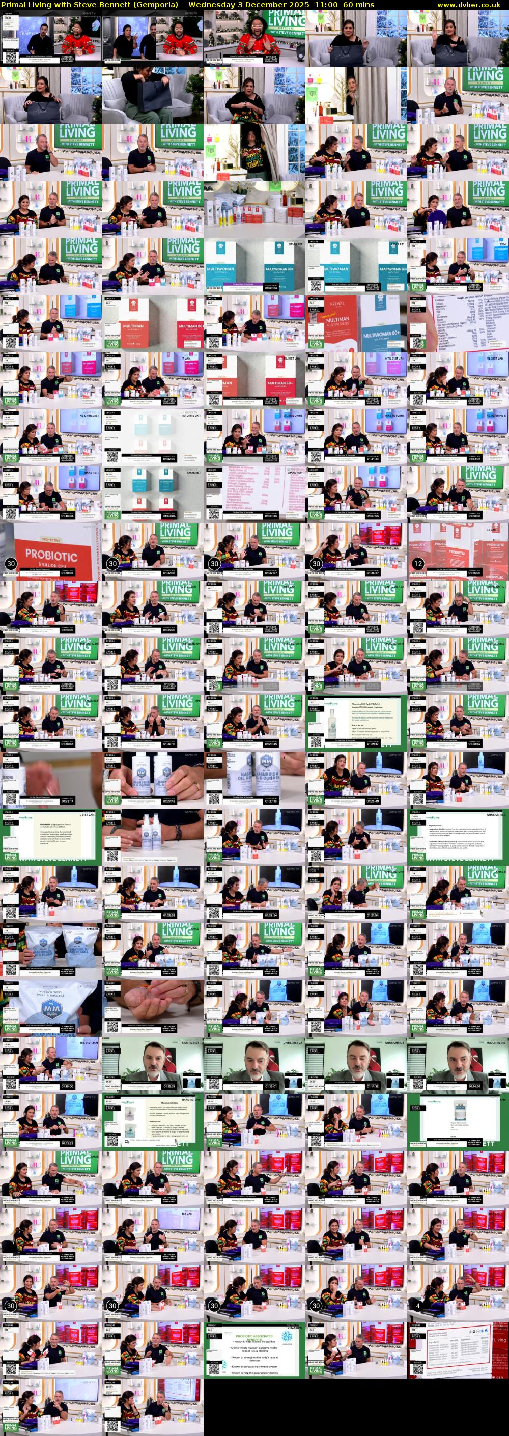 Primal Living with Steve Bennett (Gemporia) Wednesday 3 December 2025 11:00 - 12:00