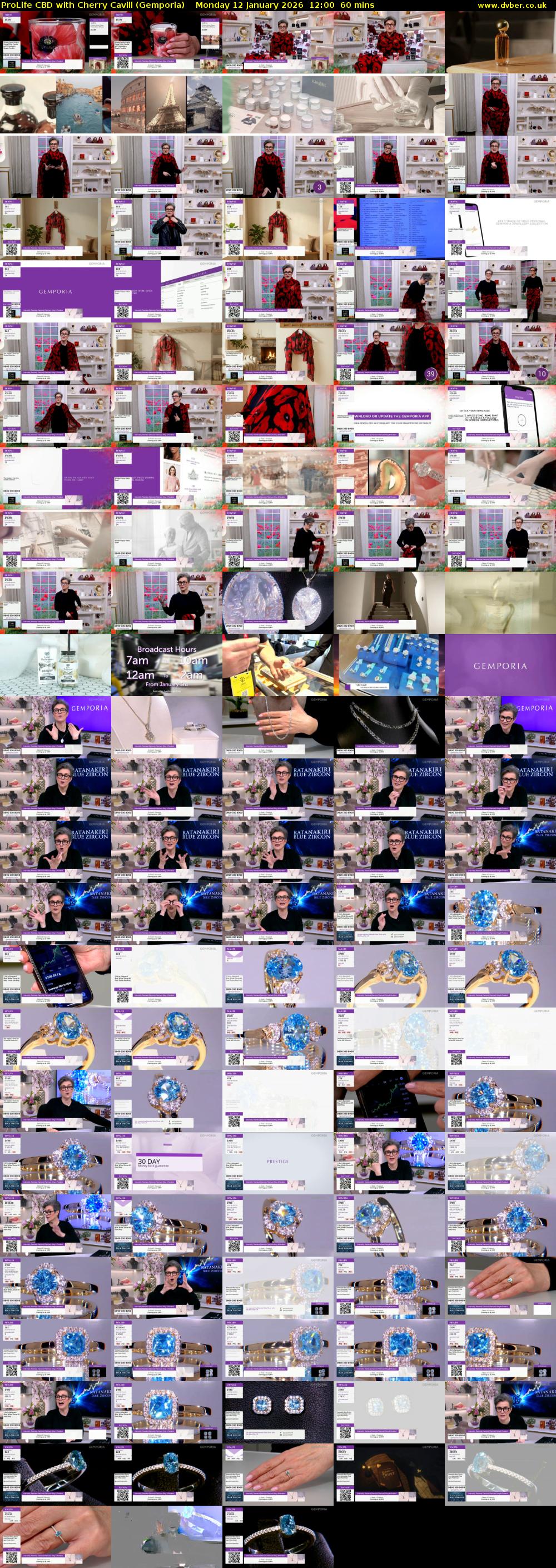 ProLife CBD with Cherry Cavill (Gemporia) Monday 12 January 2026 12:00 - 13:00