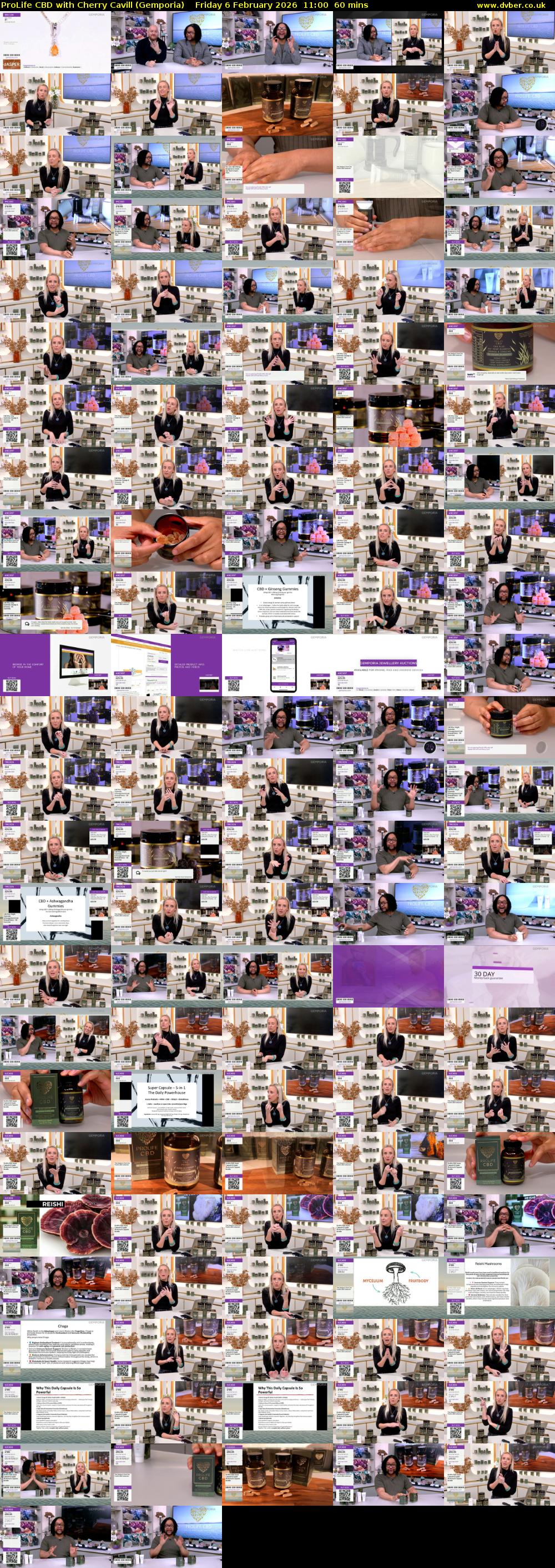 ProLife CBD with Cherry Cavill (Gemporia) Friday 6 February 2026 11:00 - 12:00