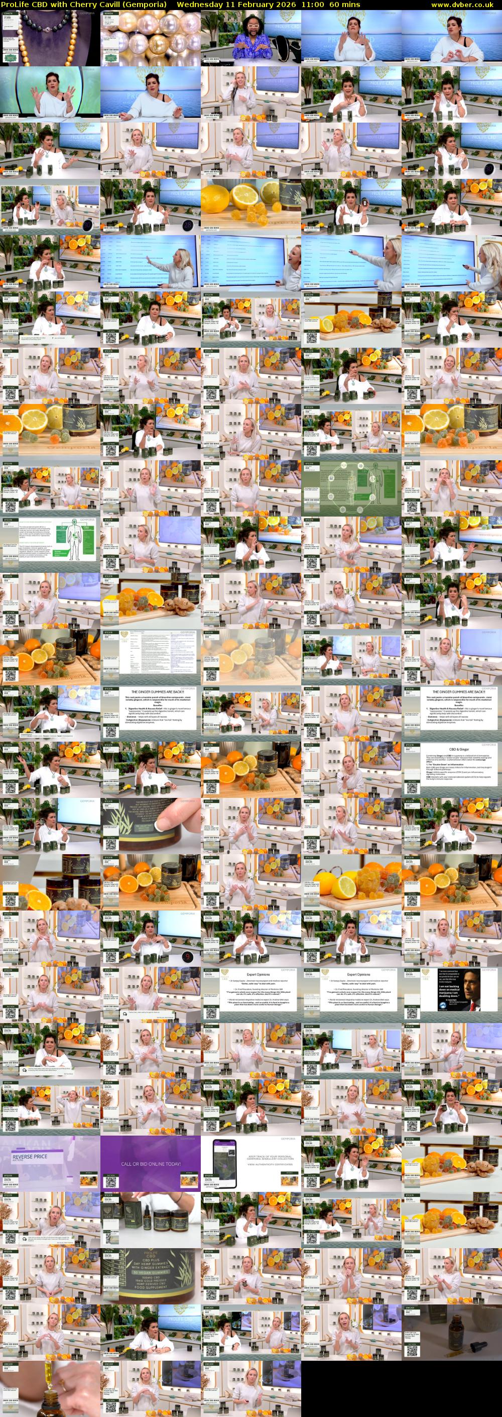 ProLife CBD with Cherry Cavill (Gemporia) Wednesday 11 February 2026 11:00 - 12:00