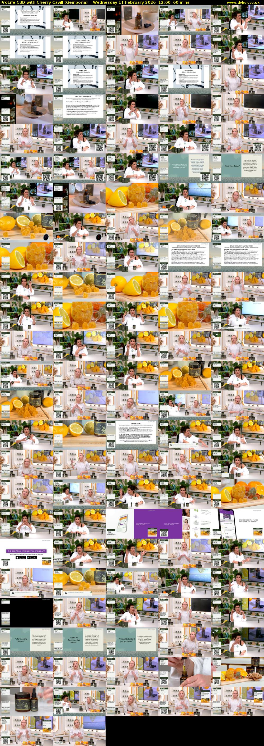 ProLife CBD with Cherry Cavill (Gemporia) Wednesday 11 February 2026 12:00 - 13:00