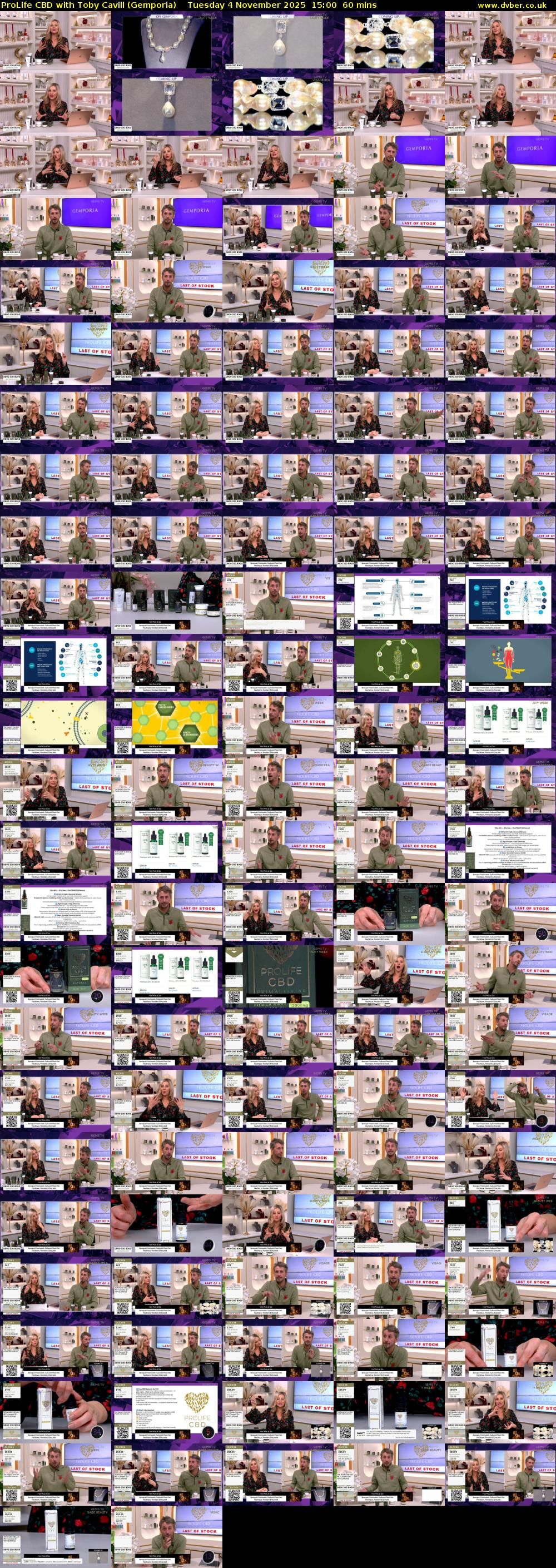 ProLife CBD with Toby Cavill (Gemporia) Tuesday 4 November 2025 15:00 - 16:00