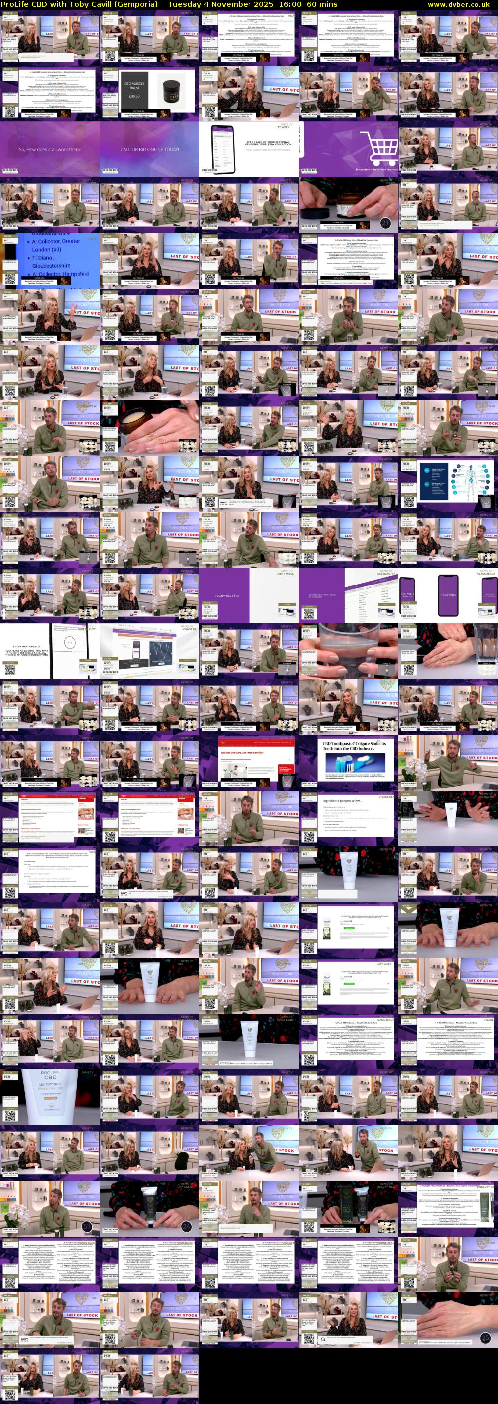 ProLife CBD with Toby Cavill (Gemporia) Tuesday 4 November 2025 16:00 - 17:00