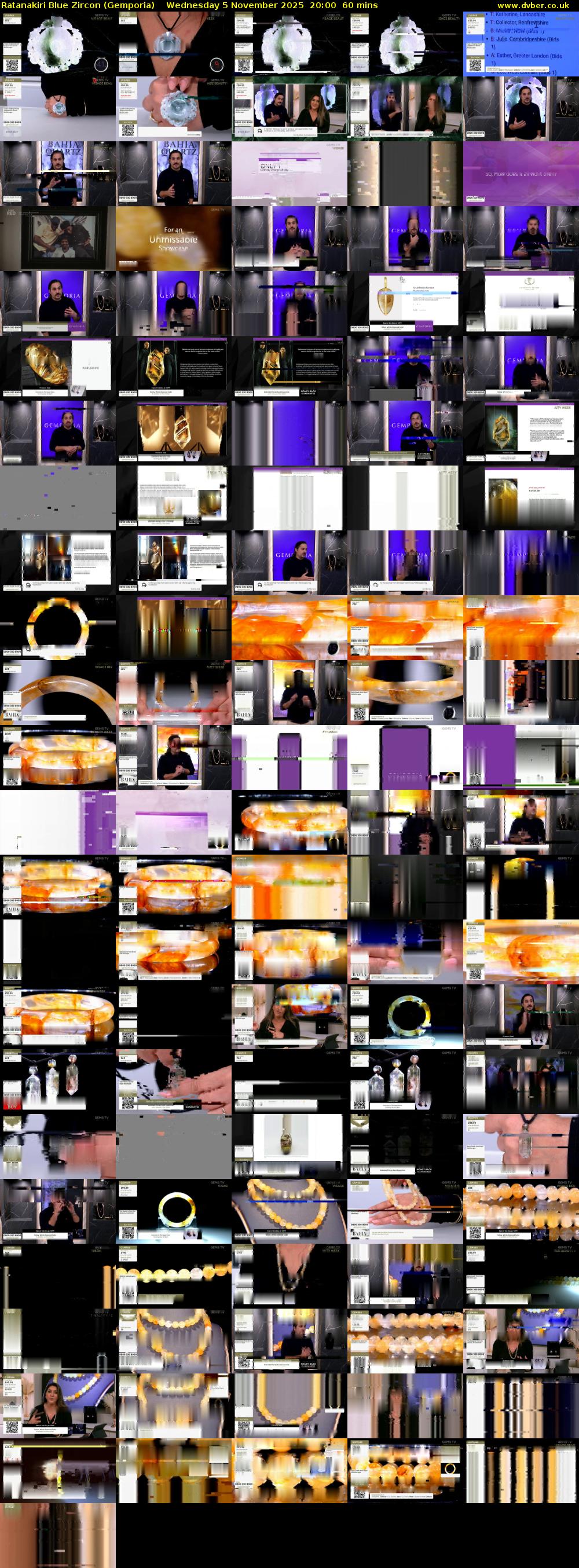 Ratanakiri Blue Zircon (Gemporia) Wednesday 5 November 2025 20:00 - 21:00