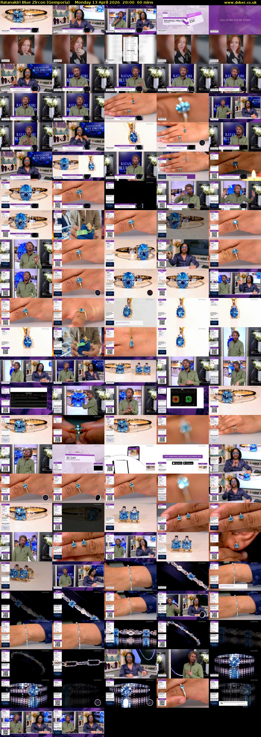 Ratanakiri Blue Zircon (Gemporia) Monday 13 April 2026 20:00 - 21:00