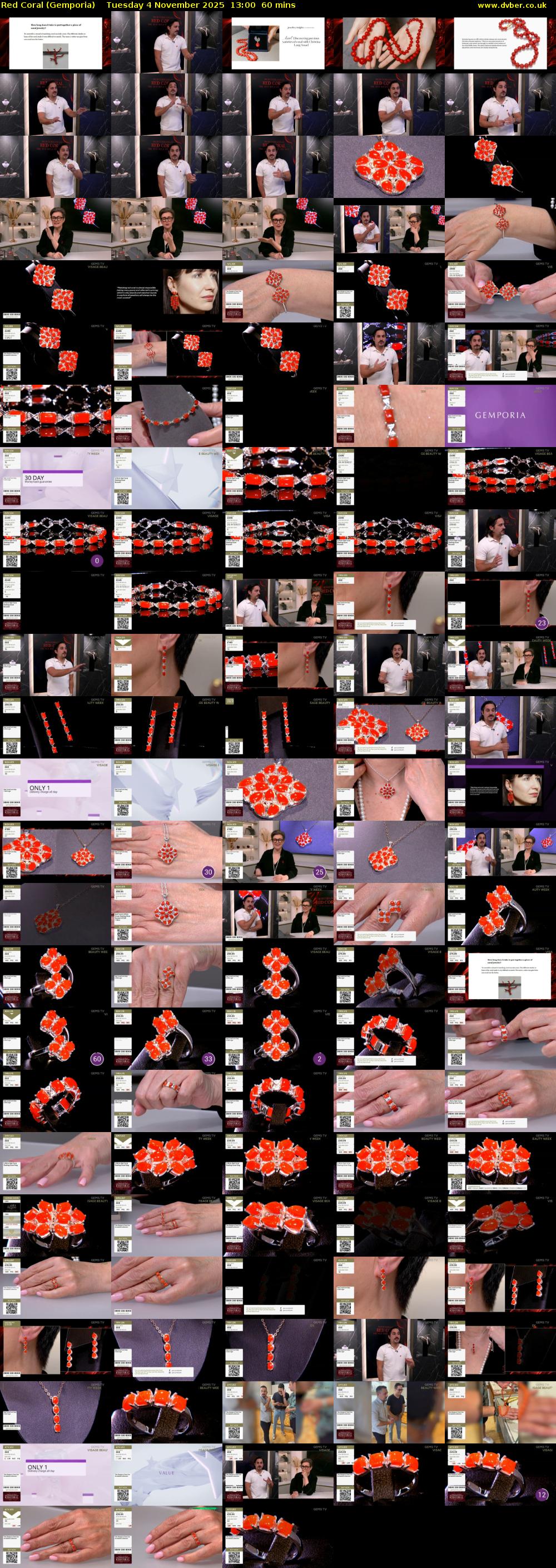 Red Coral (Gemporia) Tuesday 4 November 2025 13:00 - 14:00