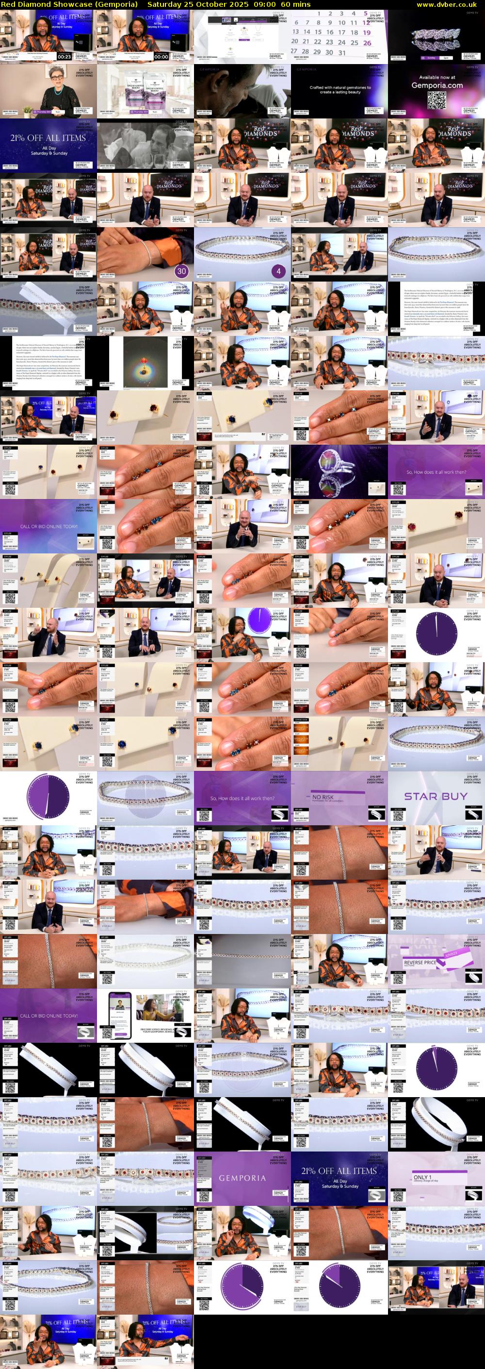 Red Diamond Showcase (Gemporia) Saturday 25 October 2025 09:00 - 10:00