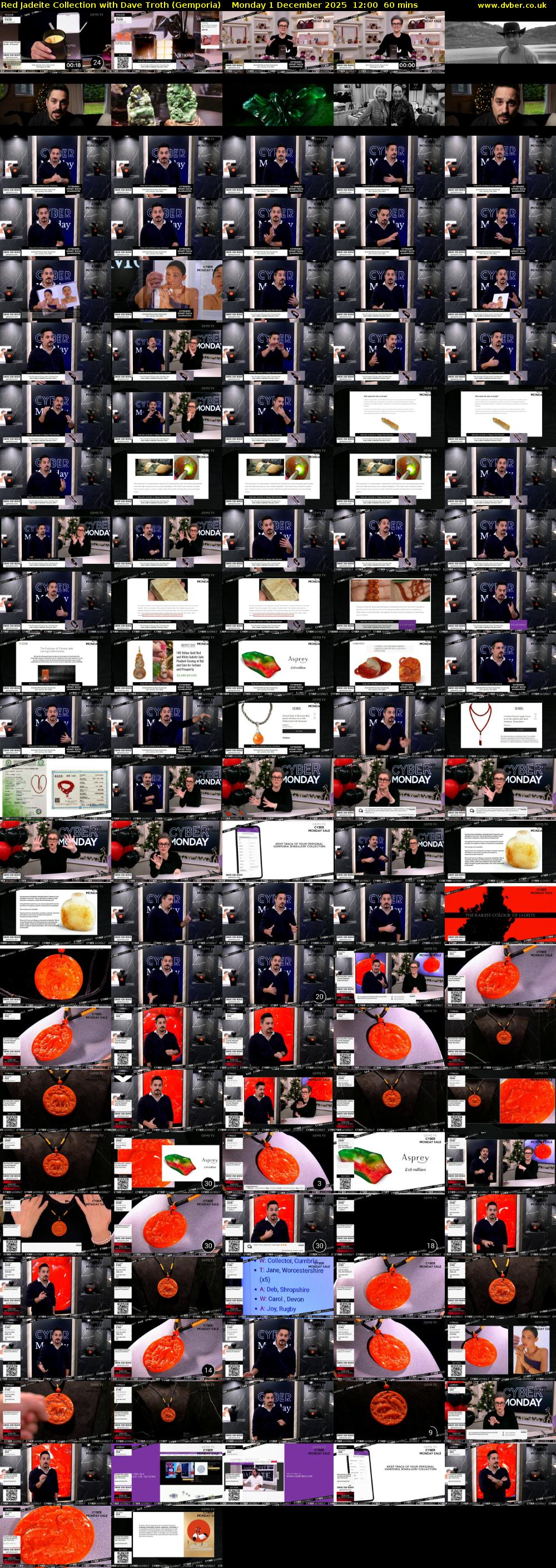 Red Jadeite Collection with Dave Troth (Gemporia) Monday 1 December 2025 12:00 - 13:00