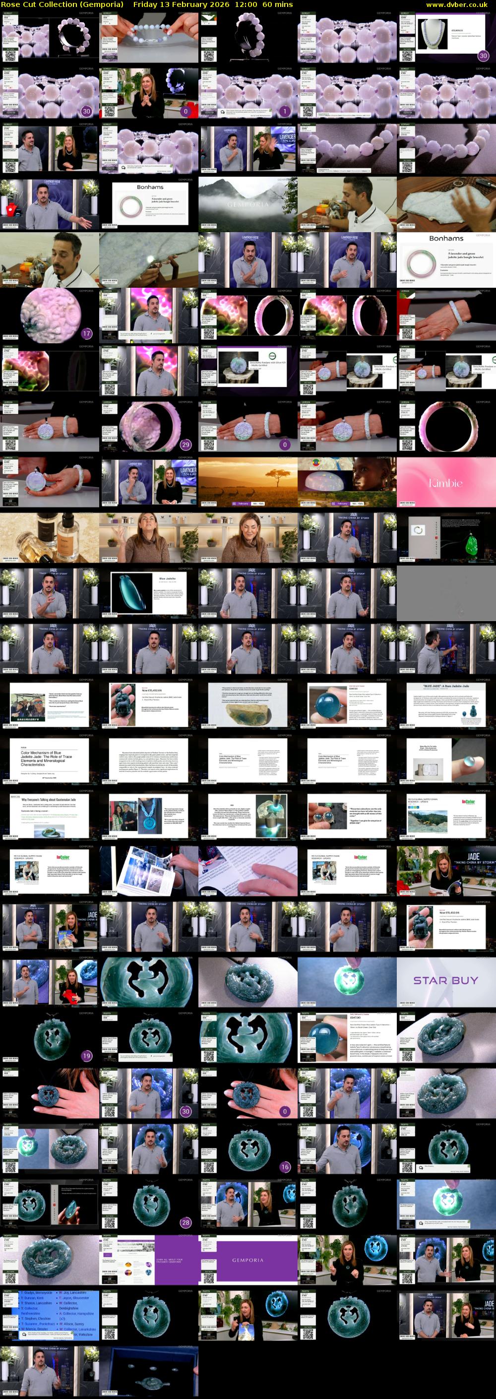 Rose Cut Collection (Gemporia) Friday 13 February 2026 12:00 - 13:00