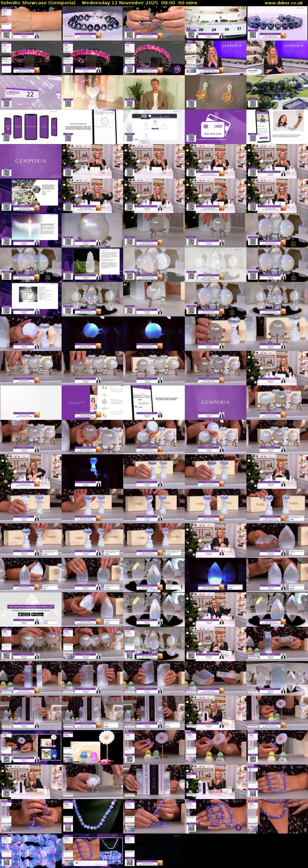 Selenite Showcase (Gemporia) Wednesday 12 November 2025 08:00 - 09:00