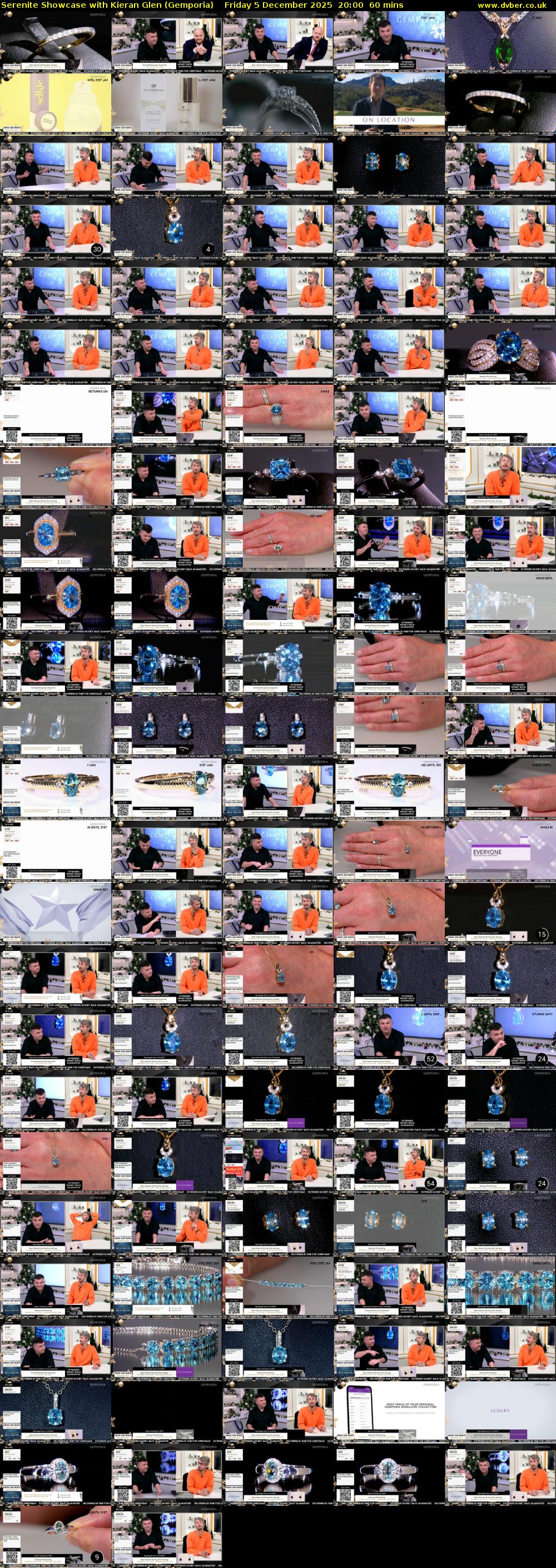 Serenite Showcase with Kieran Glen (Gemporia) Friday 5 December 2025 20:00 - 21:00