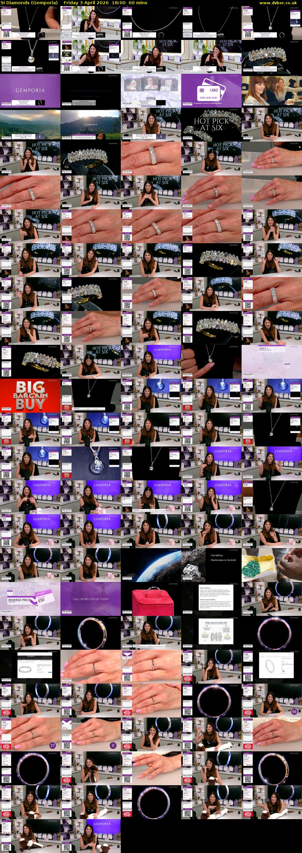 Si Diamonds (Gemporia) Friday 3 April 2026 18:00 - 19:00