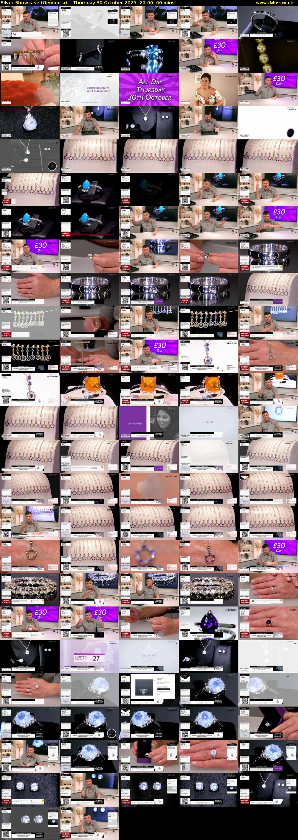 Silver Showcase (Gemporia) Thursday 30 October 2025 20:00 - 21:00