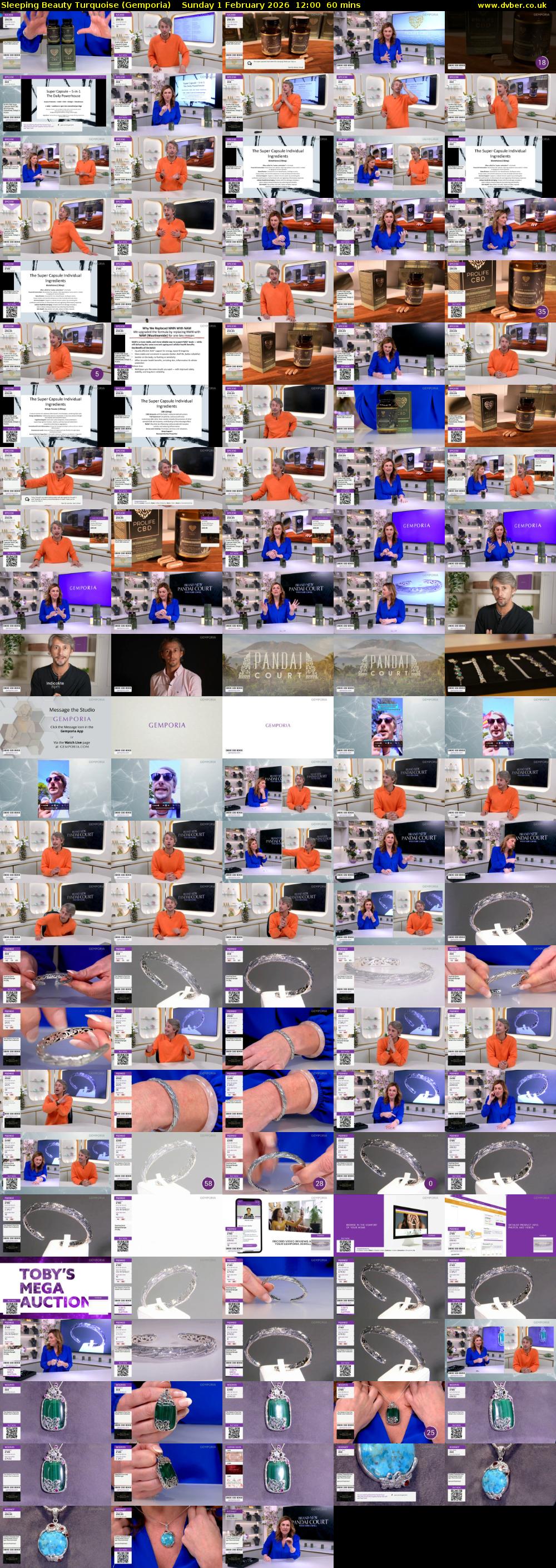 Sleeping Beauty Turquoise (Gemporia) Sunday 1 February 2026 12:00 - 13:00