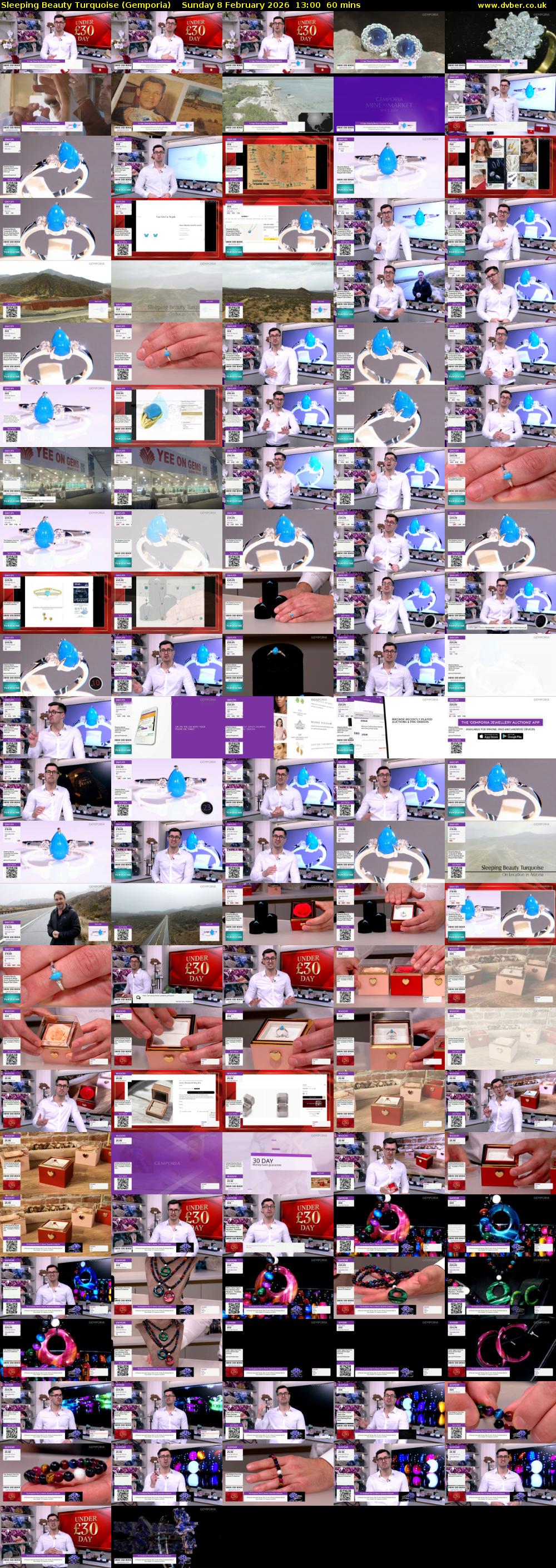 Sleeping Beauty Turquoise (Gemporia) Sunday 8 February 2026 13:00 - 14:00