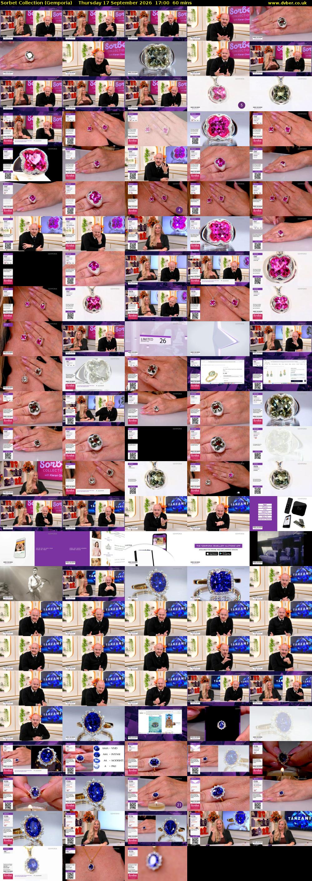 Sorbet Collection (Gemporia) Thursday 17 September 2026 17:00 - 18:00