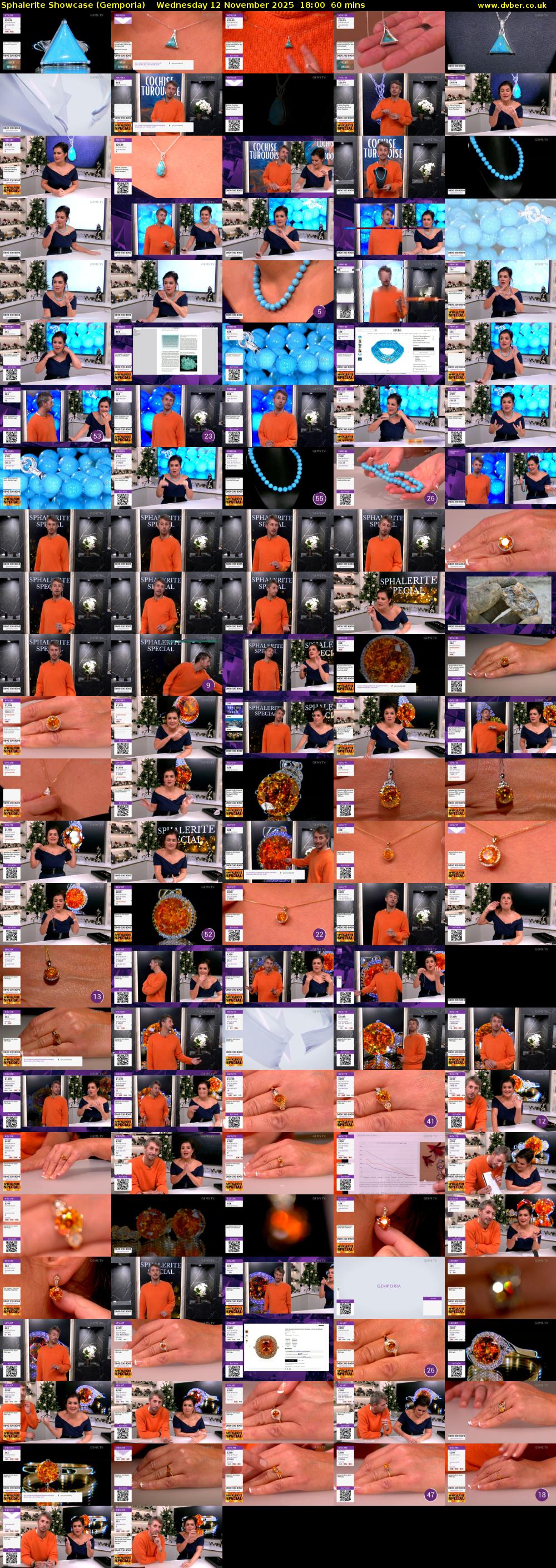 Sphalerite Showcase (Gemporia) Wednesday 12 November 2025 18:00 - 19:00