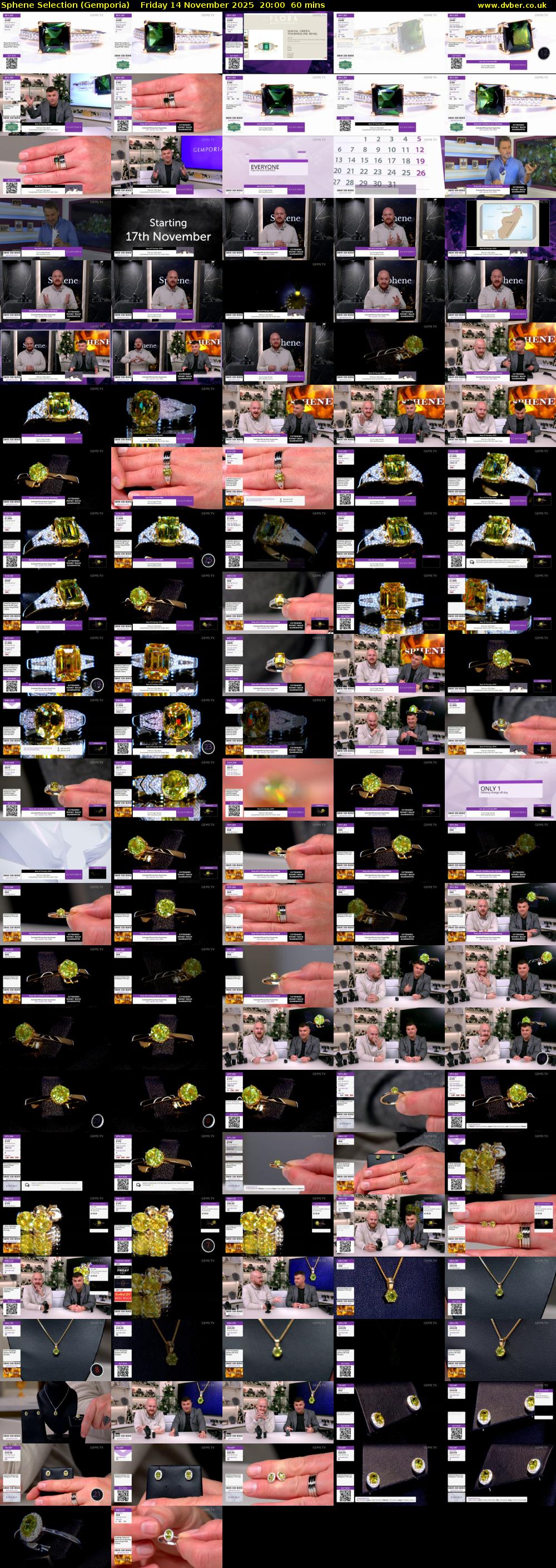 Sphene Selection (Gemporia) Friday 14 November 2025 20:00 - 21:00