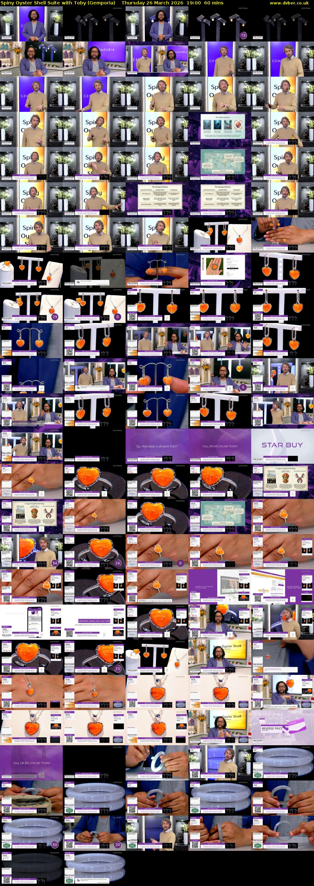 Spiny Oyster Shell Suite with Toby (Gemporia) Thursday 26 March 2026 19:00 - 20:00