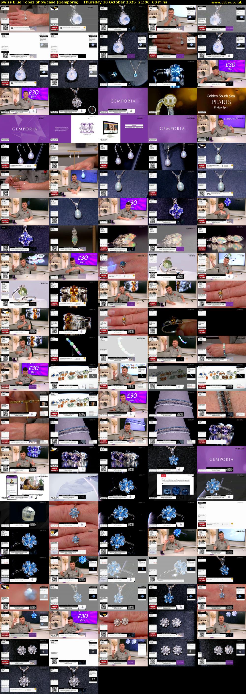 Swiss Blue Topaz Showcase (Gemporia) Thursday 30 October 2025 21:00 - 22:00