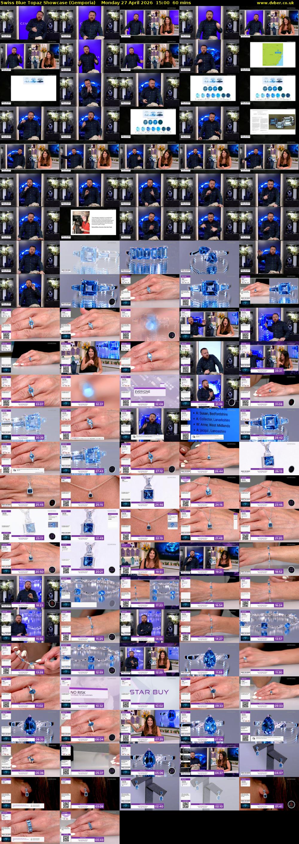 Swiss Blue Topaz Showcase (Gemporia) Monday 27 April 2026 15:00 - 16:00