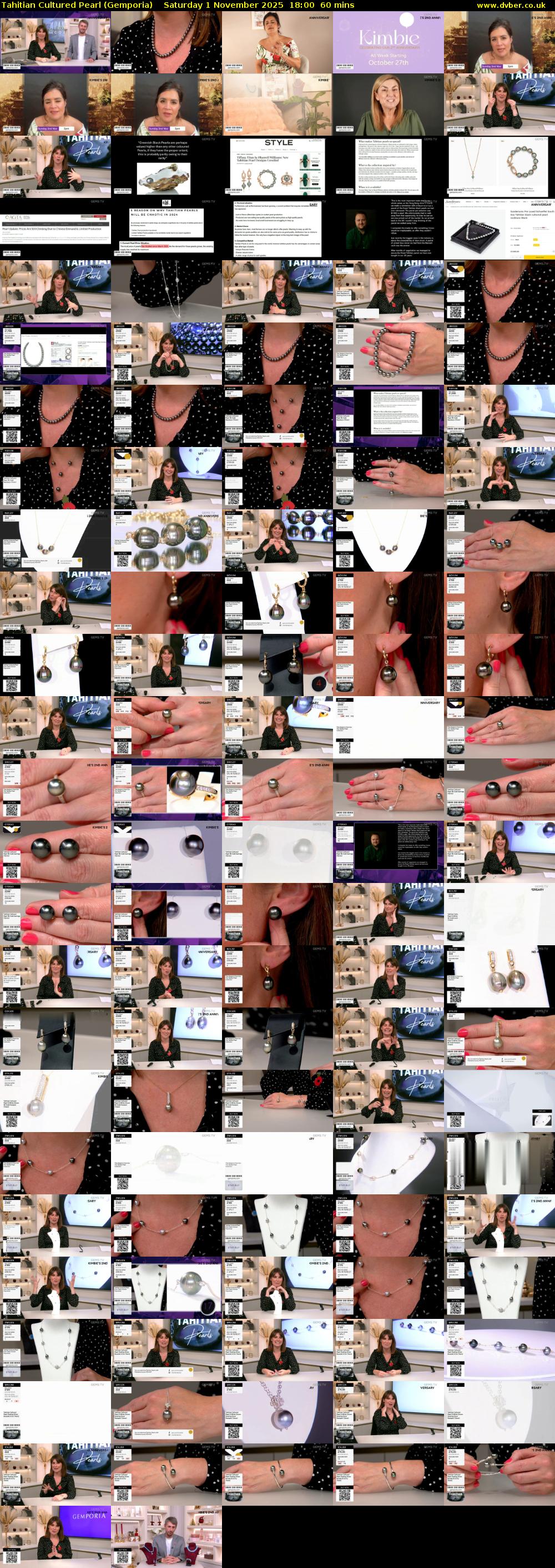 Tahitian Cultured Pearl (Gemporia) Saturday 1 November 2025 18:00 - 19:00