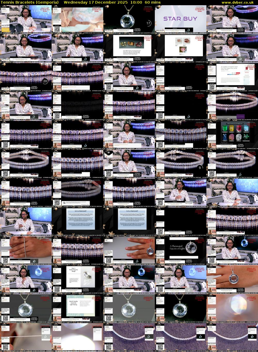 Tennis Bracelets (Gemporia) Wednesday 17 December 2025 10:00 - 11:00